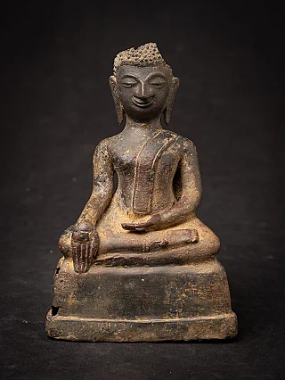14. Jahrhundert Bronze Thai U-Thong Buddha