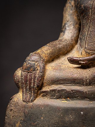 14. Jahrhundert Bronze Thai U-Thong Buddha