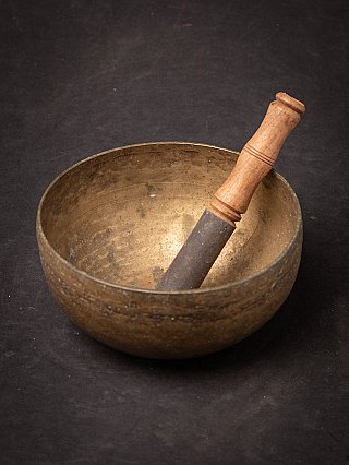 Old bronze Nepali Singing Bowl