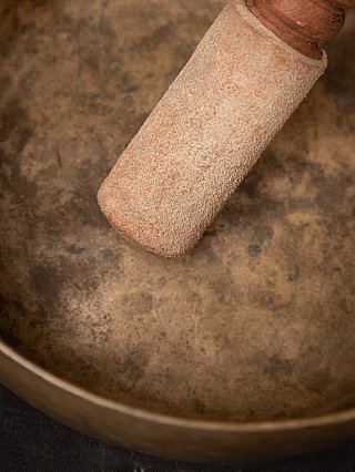 Old bronze Nepali Singing Bowl