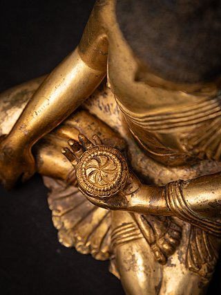 Old bronze Nepali Buddha statue