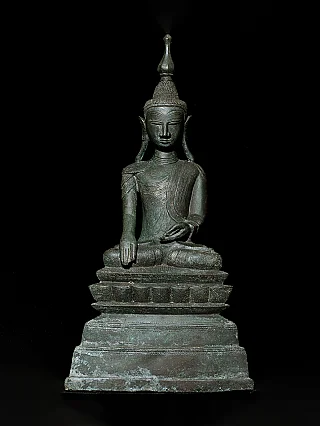 Antieke bronzen Shan Boeddha