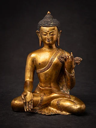Old bronze Nepali Buddha statue