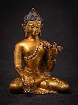 Old bronze Nepali Buddha statue