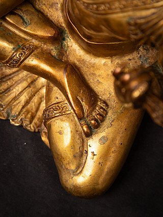 Old bronze Nepali Buddha statue