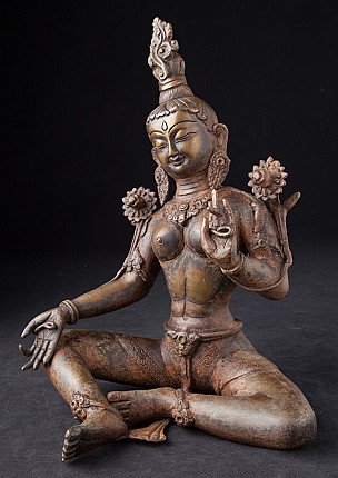 Alte bronze Tara Figur