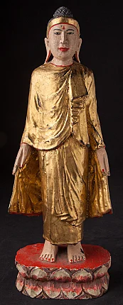 Antique Burmese Mandalay Buddha statue