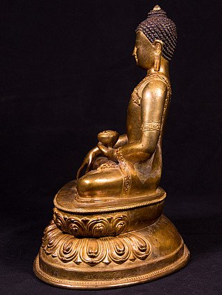 Oud bronzen Boeddhabeeld