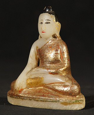Antike marmor Buddha Figur