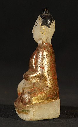 Antike marmor Buddha Figur