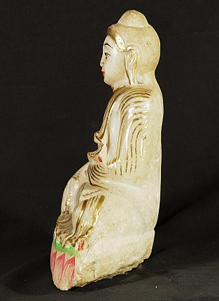Alte marmor Buddha Figur