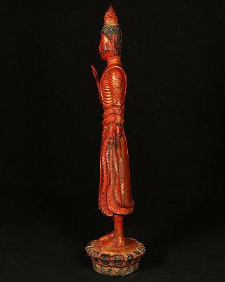 Antike stehende Laos Buddha Figur