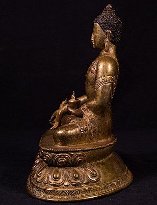 Alte Nepalesische Medizin Buddha Figur