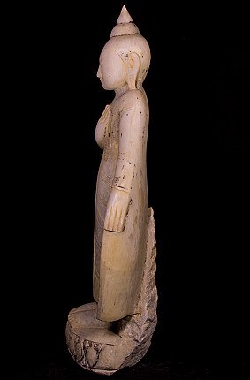 Alte marmor Buddha Figur