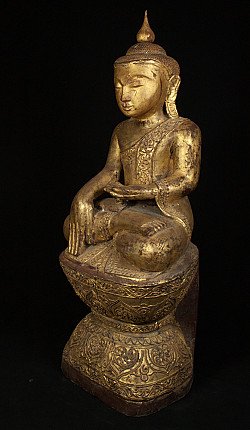 Old Burmese Buddha statue