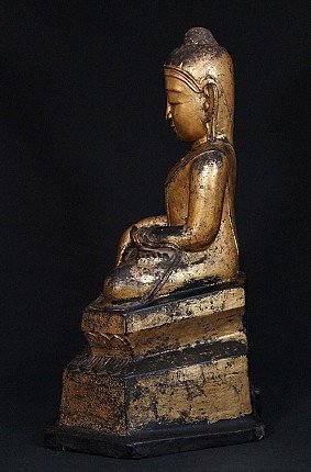 Antiker Lotus Buddha Figur