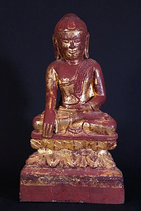 Large antique Lotus Buddha statue