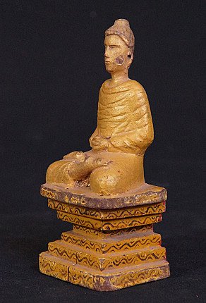 Antique Mon Buddha statue