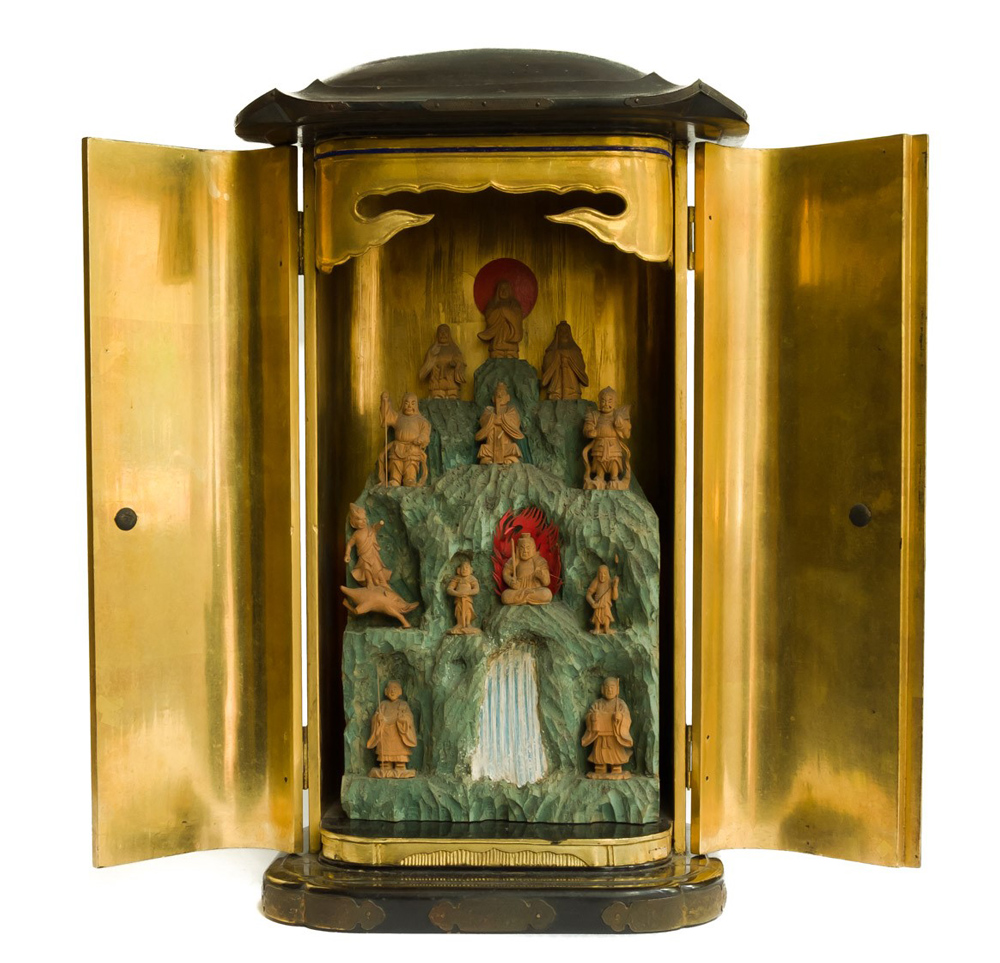 Antique Japanese Zushi Shrine from Japan
