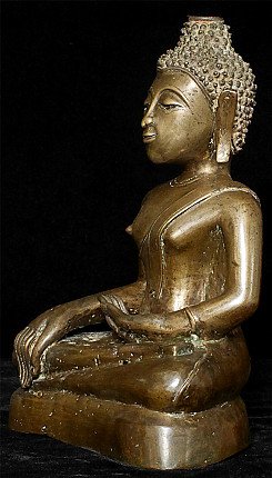 Antique Laos Buddha statue