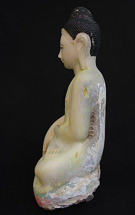 Antique Alabaster Buddha
