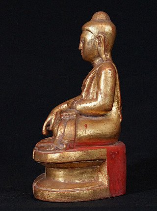 Antique wooden Buddha