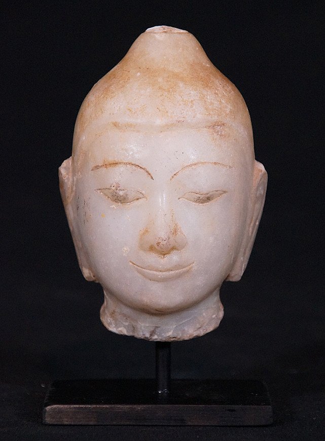 Antique Burmese Buddha head from Burma