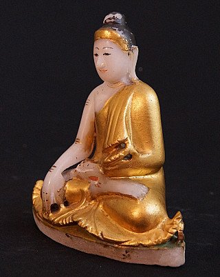 Antike Alabaster Buddha